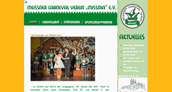 Desktop Screenshot of meissnercarnevalsverein.de